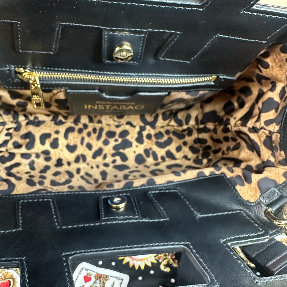 DOLCE and GABBANA Leopard Print insta Shoulder Bag - Picture 3 of 13